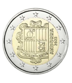 2 Euros Andorre courante 2023
