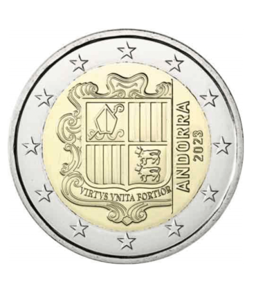 2 Euros Andorre courante 2023
