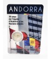 2 Euro Andorre 2023 - entrée d'Andorre à l'ONU