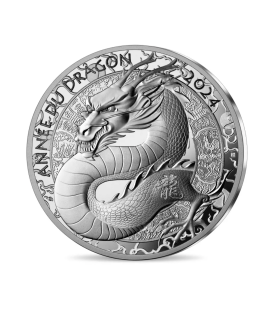 10 euro BE France 2024 argent  – Dragon