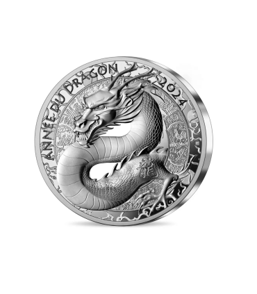 20 euro BE France 2024  – Dragon en relief