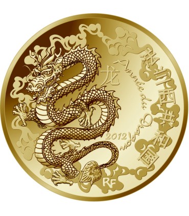 50 Euro ANNÉE DU DRAGON 2012 -  
   Description : Cette monnaie rentre dans une série de 12 pièces du zodiaque chinois. Millési