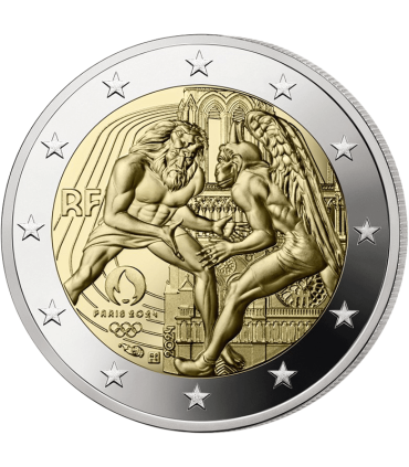 2 Euro France 2024 BE - Hercule -  JO Paris 2024