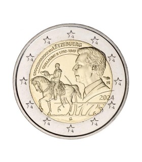 2 Euro Luxembourg 2024  - Mort du Grand-Duc Guillaume II