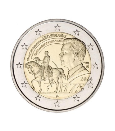 2 Euro Luxembourg 2024  - Mort du Grand-Duc Guillaume II