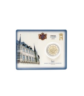 Coincard Luxembourg 2 Euros Commémo 2024 - Franc Feierstëppler