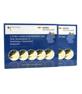 5x 2 euro Allemagne 2024 BE - Mecklenbourg