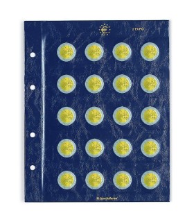 Feuilles VISTA pour pièces de 2 Euros