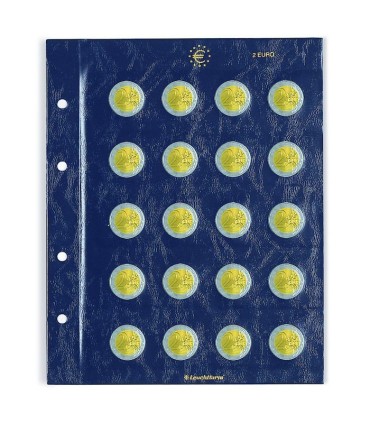 Feuilles VISTA pour pièces de 2 Euros