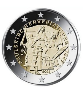 2 euro Allemagne 2024 - Constitution de Francfort