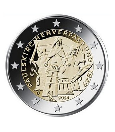 2 euro Allemagne 2024 - Constitution de Francfort