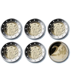 5 x 2 euro Allemagne 2024 - Constitution de Francfort