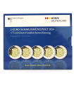 5 x 2 euro BE Allemagne 2024 - Constitution de Francfort
