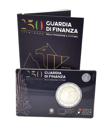 Coincard 2 Euro BU Italie 2024 - 250 ans du Garde des Finances