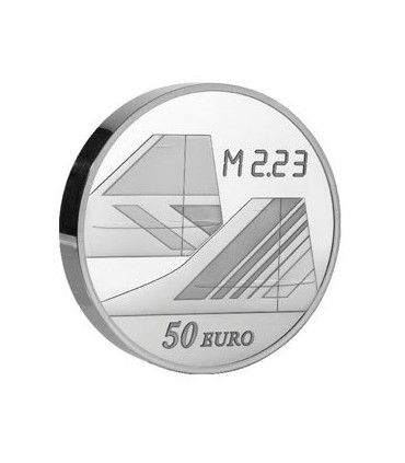 European Mintmark : 40ème anniversaire du premier vol du Concorde 50 Euro Arg 2009 - Auteur: Atelier de Gravure

Poids: 163,80 g