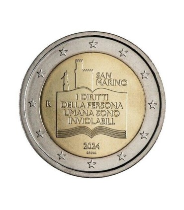 2 Euro Saint Marin 2024 - Déclaration des droits des citoyens