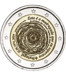2 Euro Portugal 2024 - 50 ans de la Révolution des Oeillets