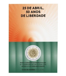 Coincard 2 Euro BU Portugal 2024 - 50 ans de la Révolution des Oeillets