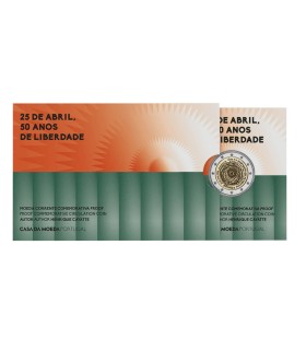 2 Euro BE Portugal 2024 - 50 ans de la Révolution des Oeillets