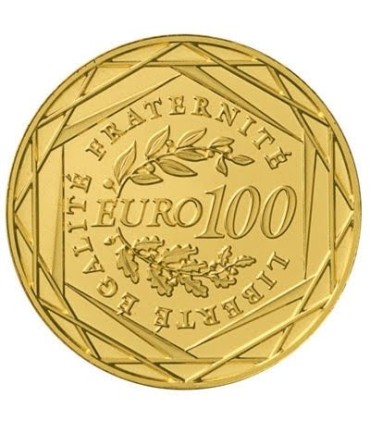 100 Euro France 2010 - Caractéristiques de la pièce :Métal: Or 999,99/1000
Qualité: Brillant Universel 
Tirage: 50.000 ex.
Diamè