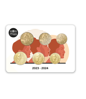 Sextuple BU 10, 20 et 50 cents France 2023-2024