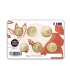 Sextuple BU 10, 20 et 50 cents France 2023-2024