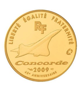 European Mintmark : 40ème anniversaire du premier vol du Concorde - 50 Euro OR 1/4oz BE 2009 -  - European Mintmark : 40ème anni
