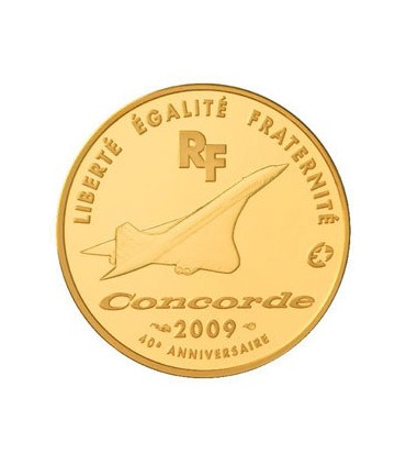 European Mintmark : 40ème anniversaire du premier vol du Concorde - 50 Euro OR 1/4oz BE 2009 -  - European Mintmark : 40ème anni