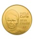 50 Euro or marie curie 2009 - Institut Curie - 50 € OR 1/4oz BE 2009
Auteur: Atelier de Gravure

Poids: 8,45 gr / 0,30 oz

Diamè