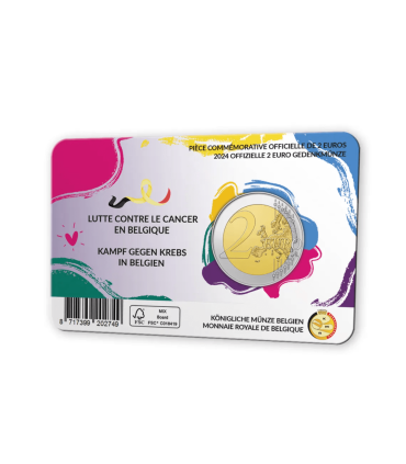 Coincard Flamande 2 Euro Belgique 2024- Sida