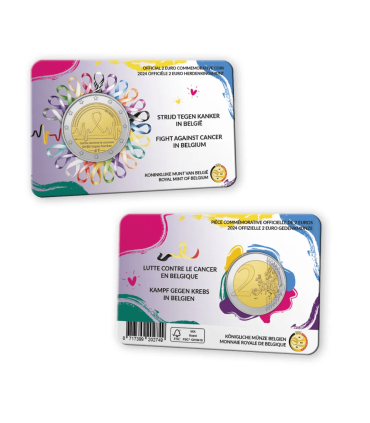 Coincard Flamande 2 Euro Belgique 2024- Sida
