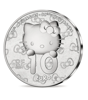 10 euros BE Argent Hello Kitty 2024 - Japon