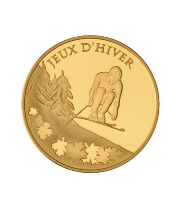 50 Euro or jeux d'hiver2009 - Jeux d'hiver - Ski alpin - 50 € Or 1/4 oz BE 2009 

Auteur: Atelier de Gravure

Poids: 8,45 g 