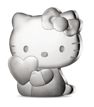 10 euros BE Argent Hello Kitty 2024 ( Forme)