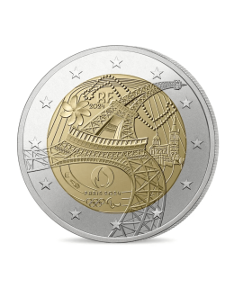 2 euro France 2024  - Tour Eiffel