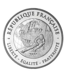 10 Euro ARG BE 2009 Jeux d'hiver - Ski alpin - Auteur: Atelier de Gravure
Poids: 22,20 g  0,78 oz
Diamètre: 37 mm  1,46 inch
Tir
