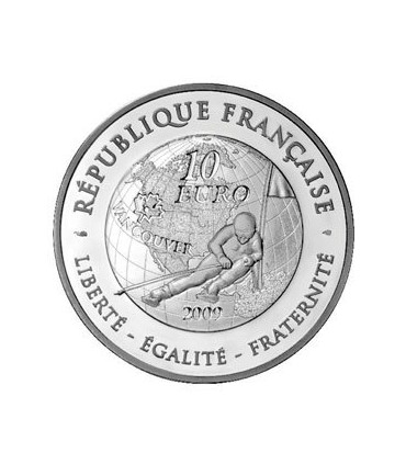 10 Euro ARG BE 2009 Jeux d'hiver - Ski alpin - Auteur: Atelier de Gravure
Poids: 22,20 g  0,78 oz
Diamètre: 37 mm  1,46 inch
Tir