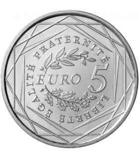 5 Euro argent semeuse 2008 - Auteur: Atelier de Gravure
Poids: 10 gr  0,35 oz
Diamètre: 27 mm  1,08 inch
Tirage: 2 000 000
Métal