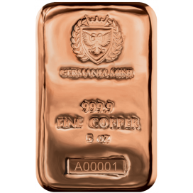 Lingot Cuivre 155,52 gr 99,9%