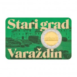 Coincard 2 Euro Croatie 2024 BU - Château de Varazdin