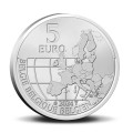 Coincard 5 euro Belgique 2024 – Lucky Luke version relief
