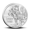 Coincard 5 euro Belgique 2024 – Lucky Luke version relief