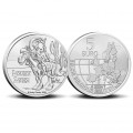 Coincard 5 euro Belgique 2024 – Lucky Luke version relief
