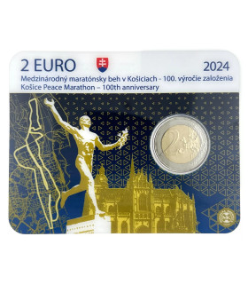 Coincard BU 2 Euro Slovaquie  2024 - Marathon International