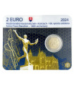 Coincard BU 2 Euro Slovaquie  2024 - Marathon International