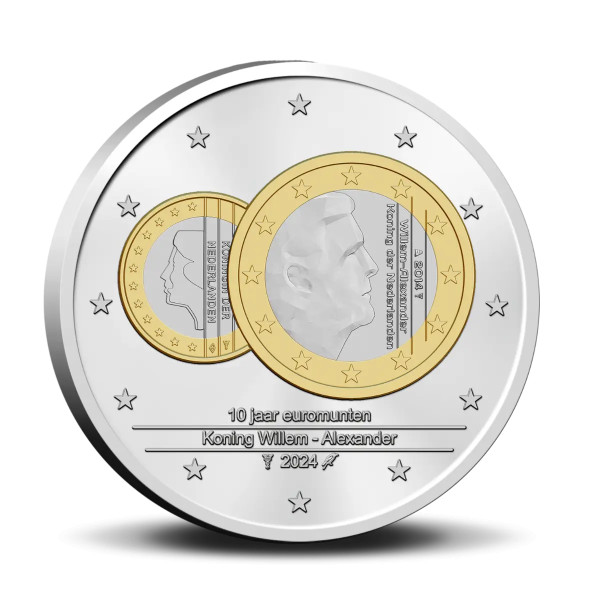 Brillant Universel Pays Bas 2024 -  Themaset 10 ans Nouvelle Effigie