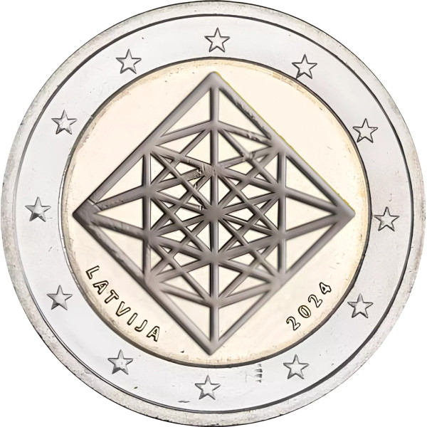 2 Euro Lettonie 2024 - Himmeli