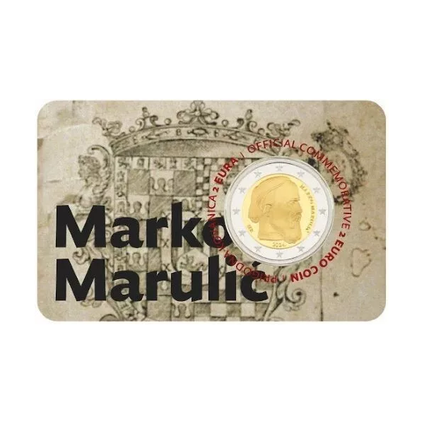 Coincard 2 Euro Croatie 2024 BU  - Marko Marulic