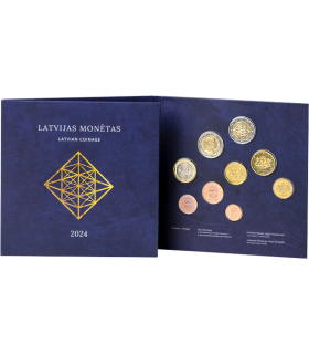 Coffret BU Lettonie 2024