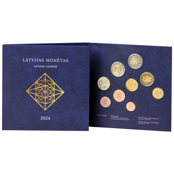 Coffret BU Lettonie 2024